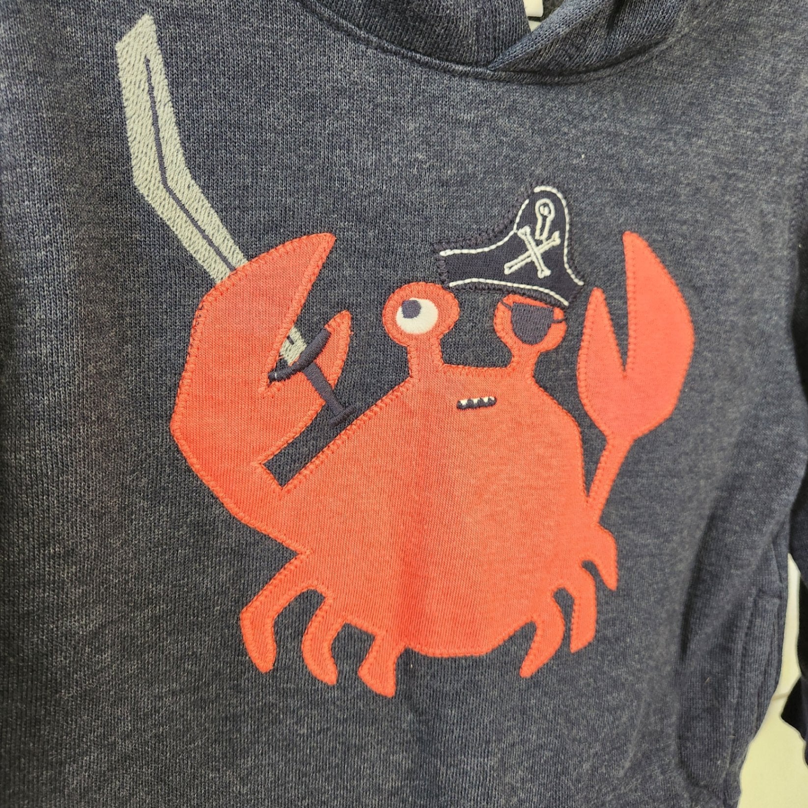 Size 2t | GYMBOREE Kids' Crab Hoodie | UBNUU