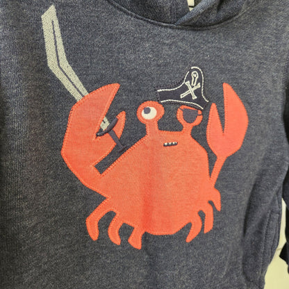Size 2t | GYMBOREE Kids' Crab Hoodie | UBNUU