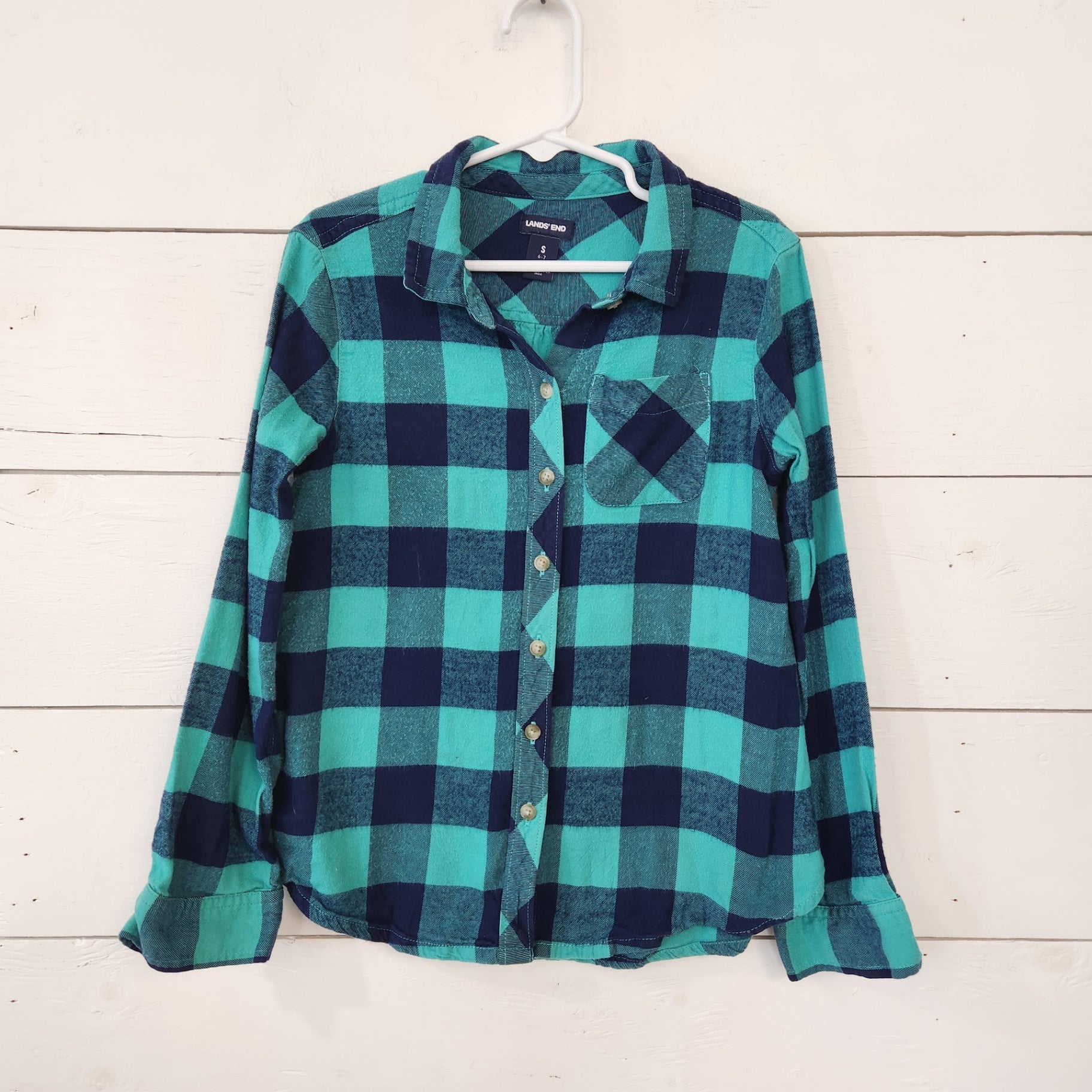 Size 6-7 | LANDS' END Kids' Shirt | UBNUU