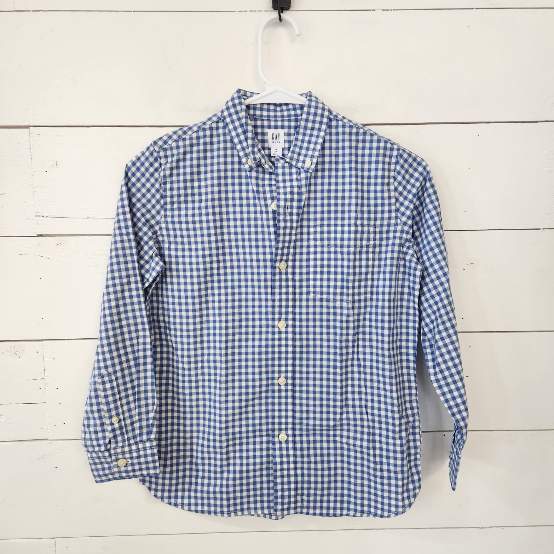 Size 8 | GAP Kids' Gingham Buttondown | UBNUU