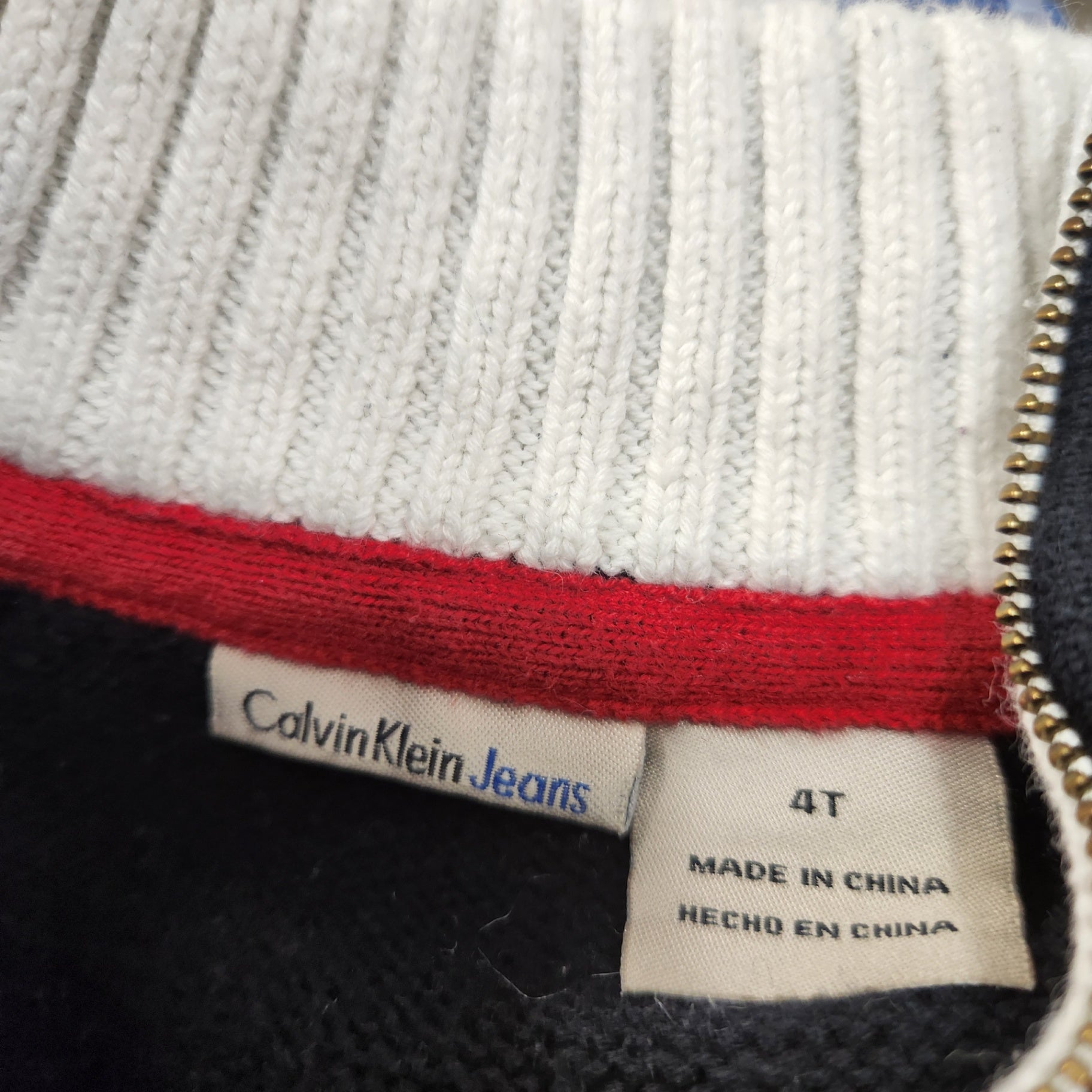 Size 4T | Calvin Klein Jeans Kids' Sweater | UBNUU