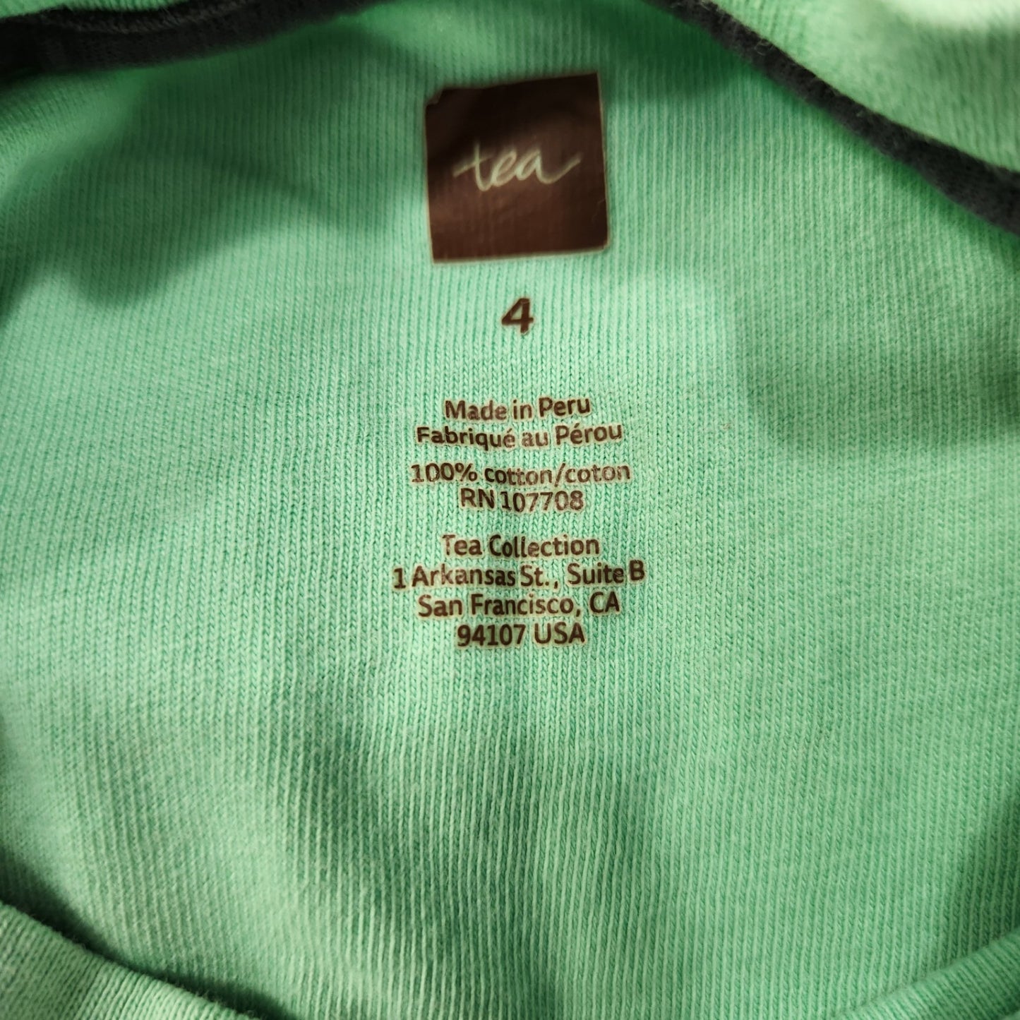 Size 4 | tea Kids' Shirt | UBNUU