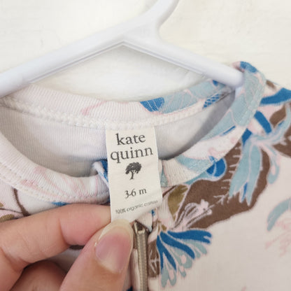 Size 3-6m | kate quinn Floral Kids' Footie | UBNUU