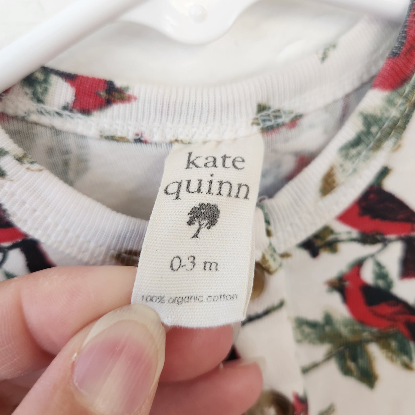 Size 0-3m | Kate Quinn Cardinal Baby Romper | UBNUU