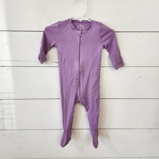 Size 0-3m | Primary Purple Baby Footie | UBNUU