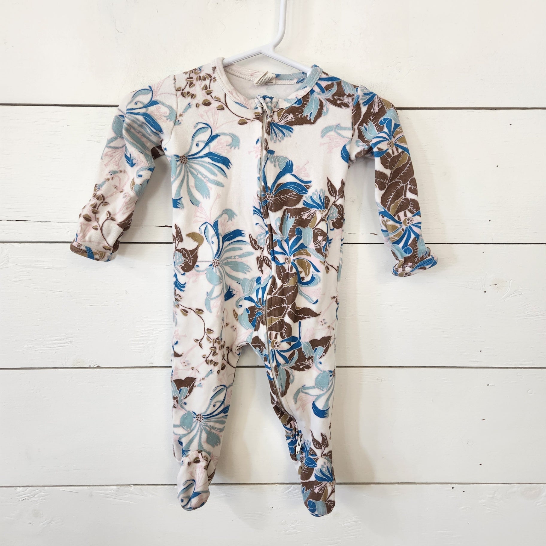 Size 3-6m | kate quinn Floral Kids' Footie | UBNUU