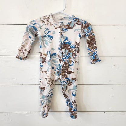 Size 3-6m | kate quinn Floral Kids' Footie | UBNUU