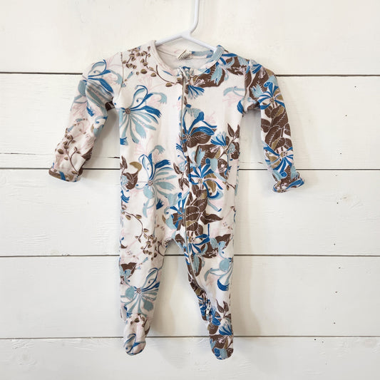 Size 3-6m | kate quinn Floral Kids' Footie | UBNUU