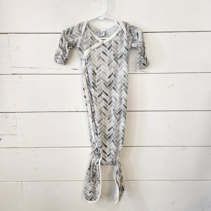 Size NB | Copper Pearl Knotted Gown | UBNUU