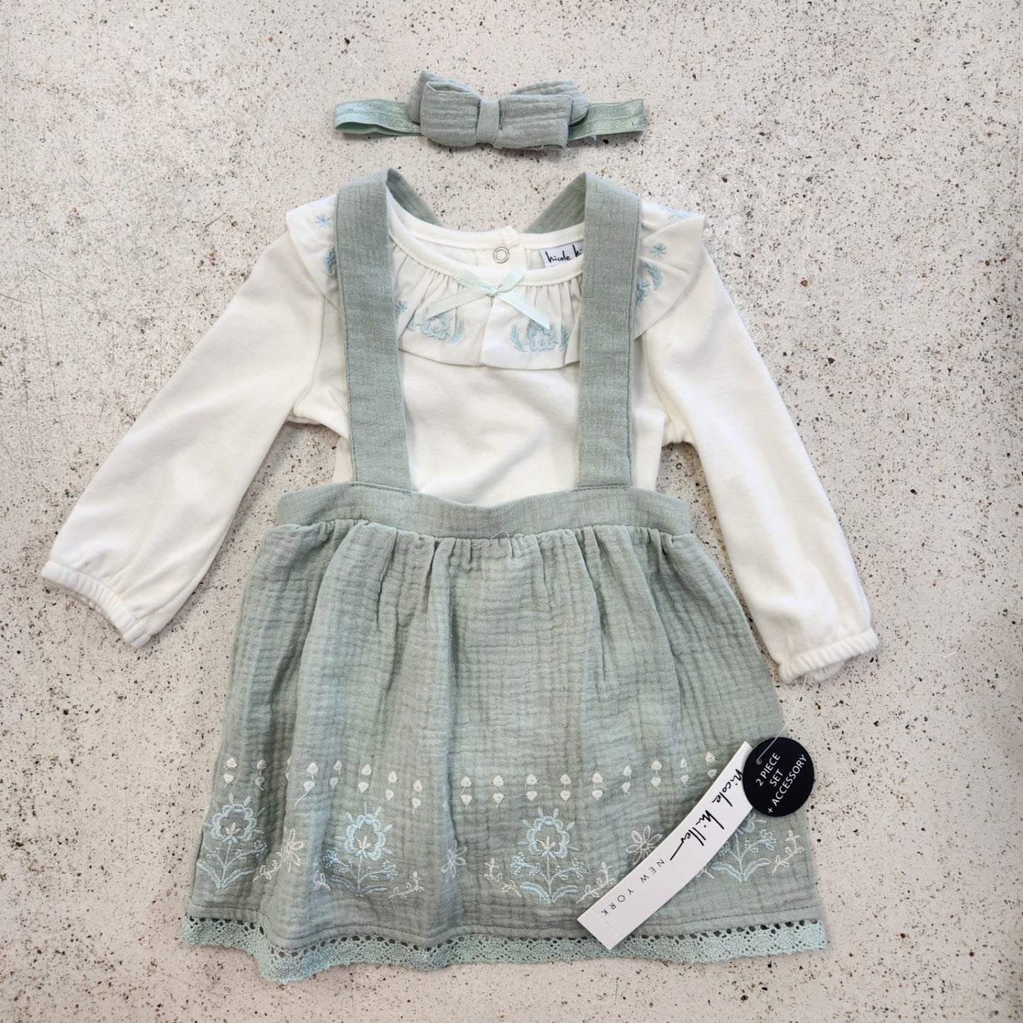 Size 3-6m | Nicole Miller NEW YORK Baby Dress Set | UBNUU