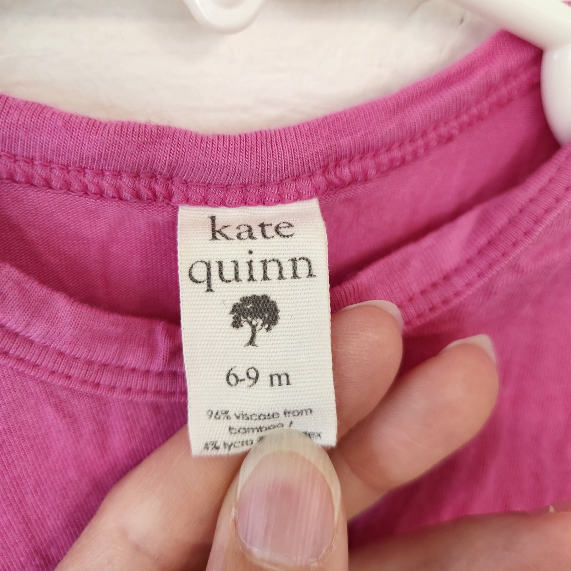 Size 6-9m | Kate Quinn Pink Kids' Footie | UBNUU