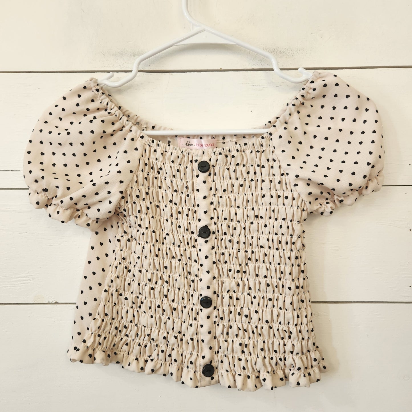 Size 7/8 | Love to be loved Kids' Shirt | UBNUU