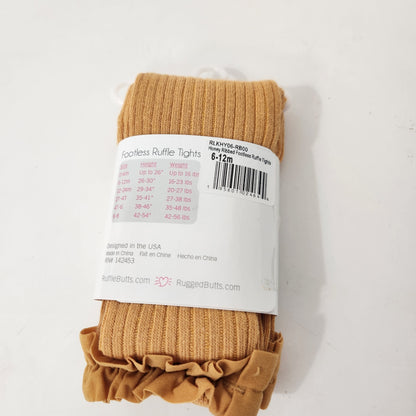Size 6-12m | Ruffle Butts (RUGGEDBUTTS) Kids' Tights | UBNUU