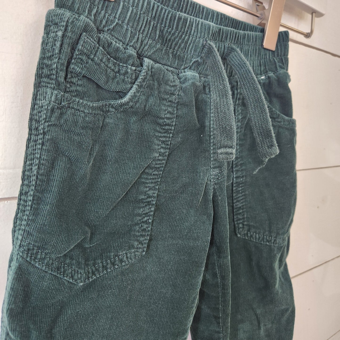 Size 2t | Gymboree Green Corduroy Flannel Lined Jeans | UBNUU