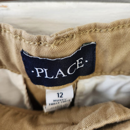 Size 12 | Place Husky Kahaki Dress Pants | UBNUU