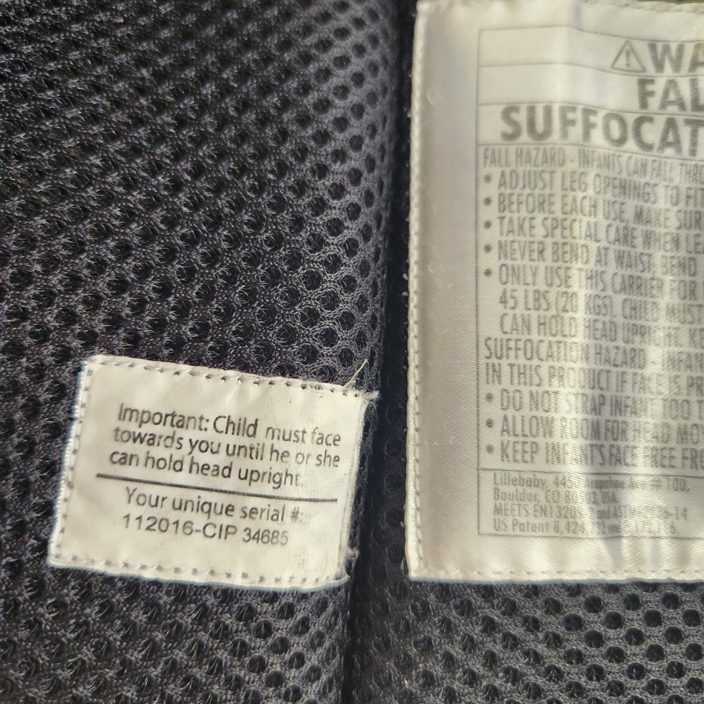 Size One size | LILLE BABY Kids' Carrier | UBNUU