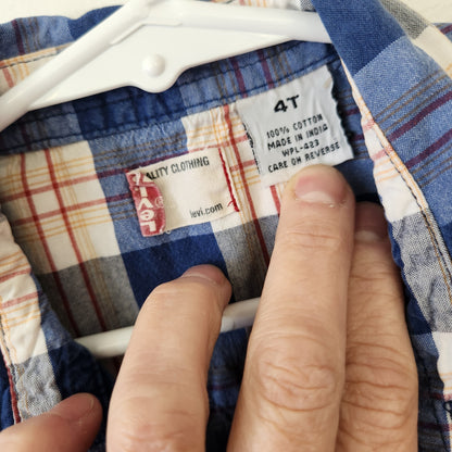 Size 4T | Levi's Kids' Shirt | UBNUU