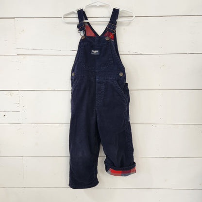 Size 24M | OshKosh Jersey Lined Corduroy Overalls | UBNUU