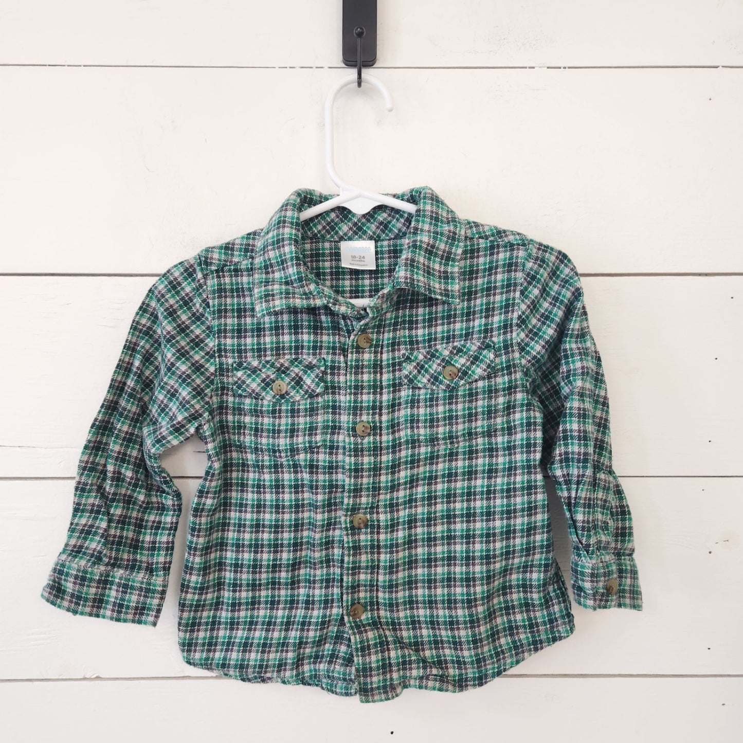 Size 18-24m | GYMBOREE Kids' Flannel Buttondown | UBNUU