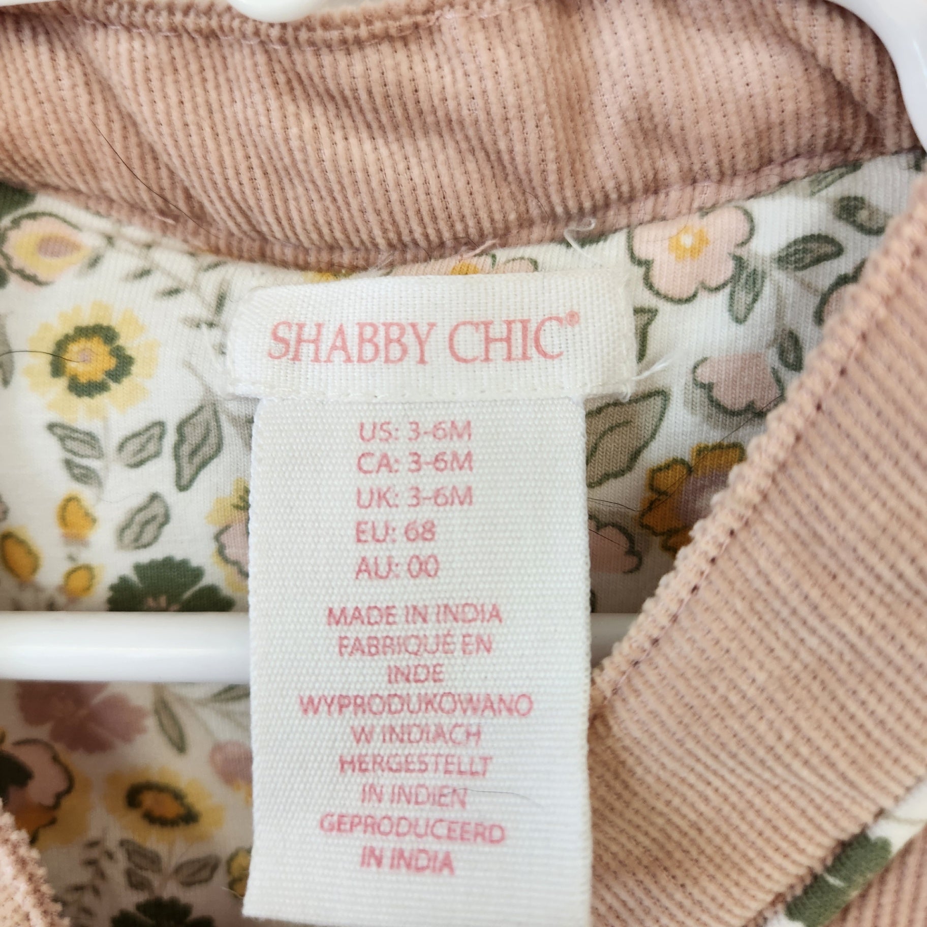 Size 3-6M | Shabby Chic Kids' Vest | UBNUU