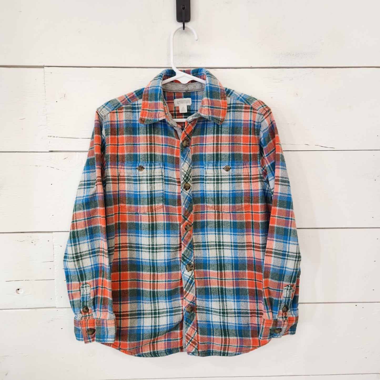 Size 5-6 | GYMBOREE Kids' Flannel Buttondown | UBNUU