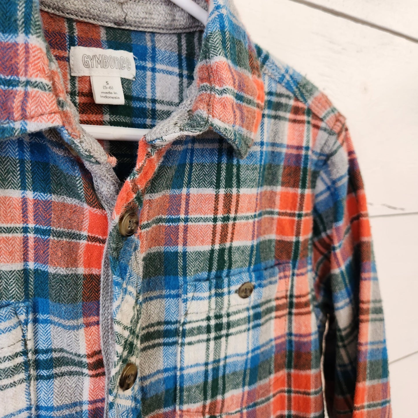 Size 5-6 | GYMBOREE Kids' Flannel Buttondown | UBNUU