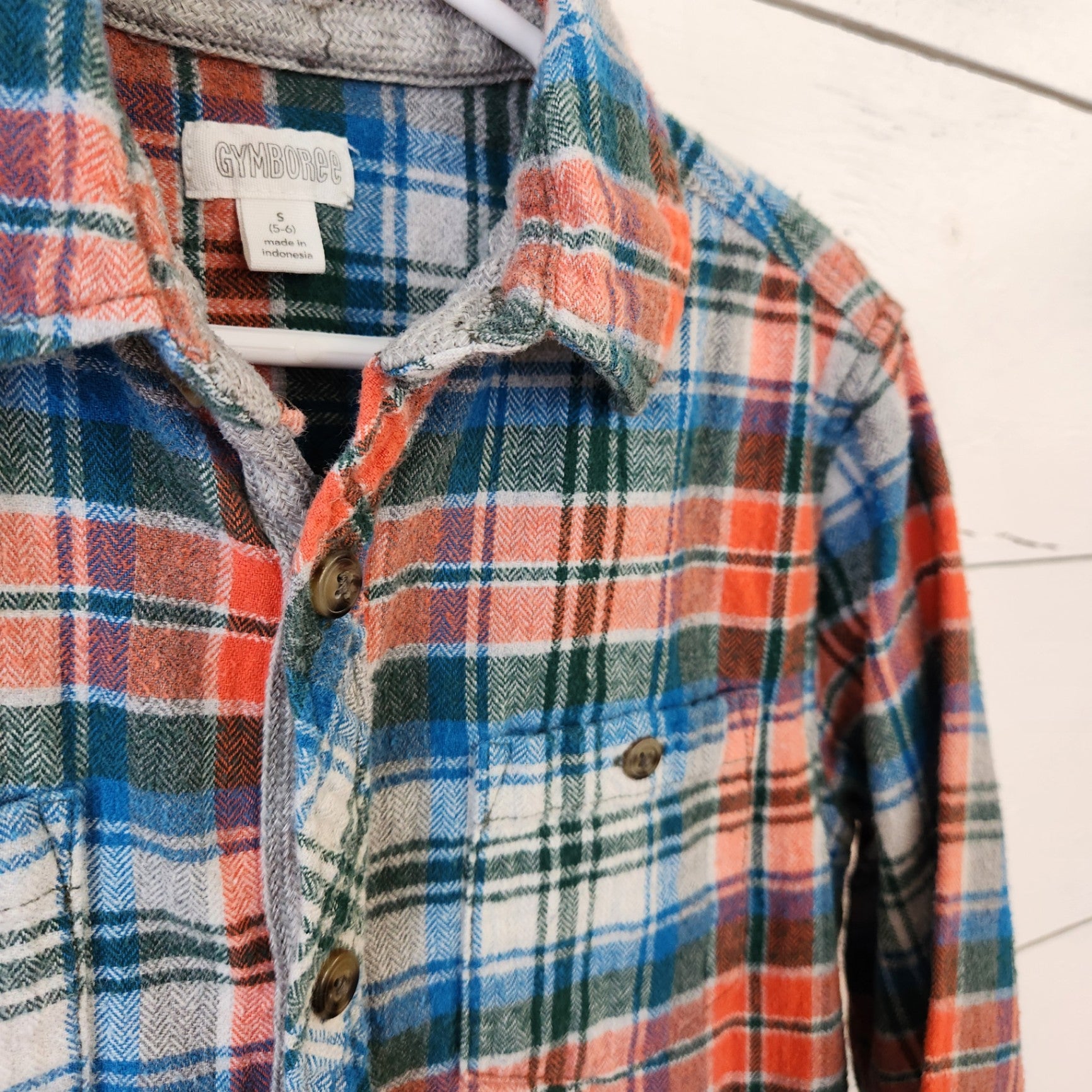 Size 5-6 | GYMBOREE Kids' Flannel Buttondown | UBNUU