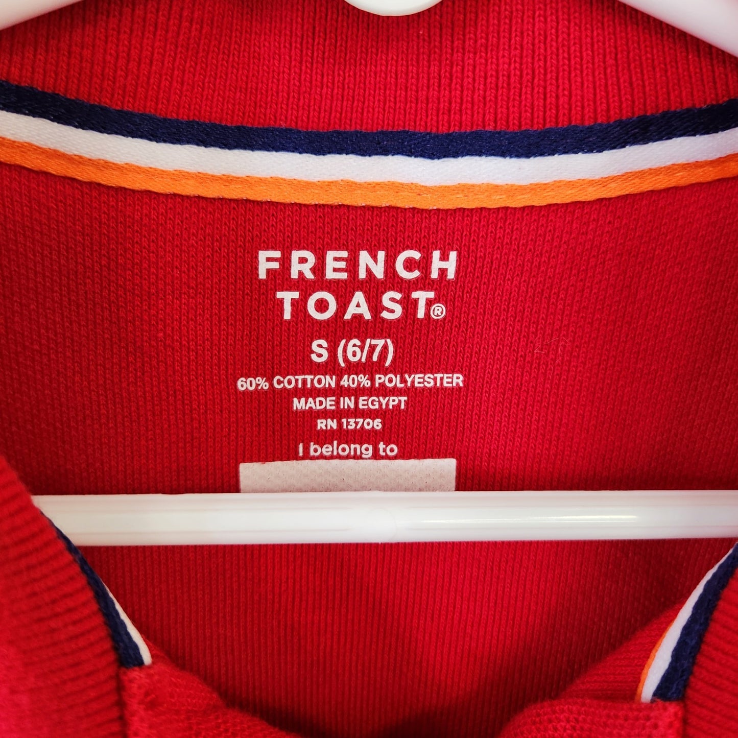 Size 6-7 | FRENCH TOAST Kids' Longsleeve Polo | UBNUU