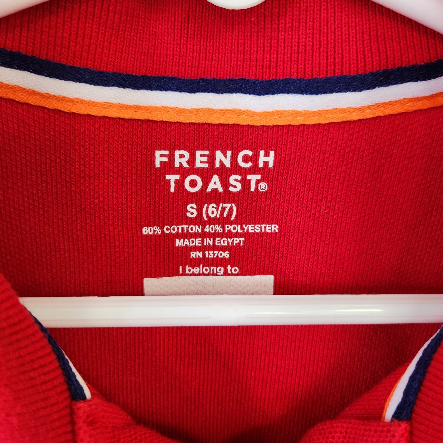 Size 6-7 | FRENCH TOAST Kids' Longsleeve Polo | UBNUU