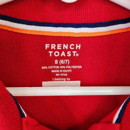 Size 6-7 | FRENCH TOAST Kids' Longsleeve Polo | UBNUU