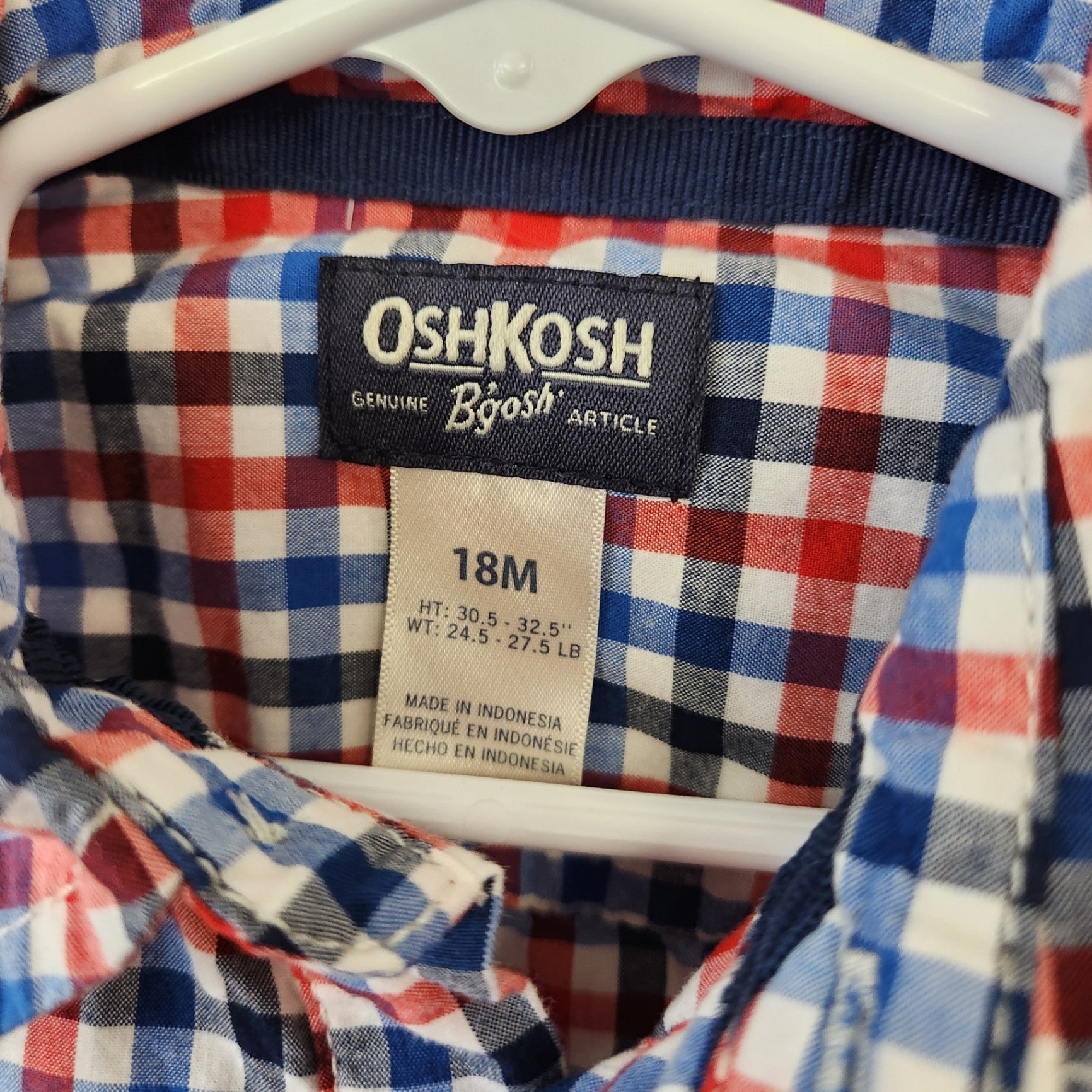 Size 18M | OshKosh B'gosh Kids' Shirt | UBNUU