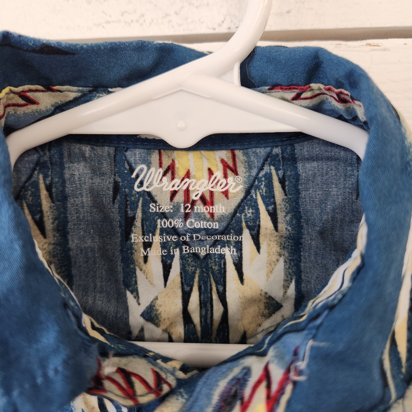 Size 12m | Wrangler Kids' Shirt | UBNUU
