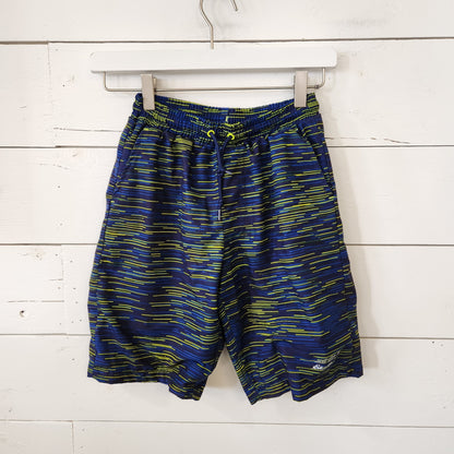 Size 10-12 | Eddie Bauer Blue/Green Kids' Swim Shorts | UBNUU