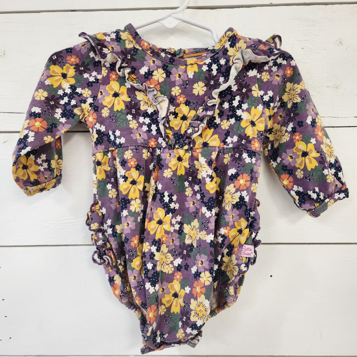 Size 6-12M | Ruffle Butts Kids' Bodysuit | UBNUU
