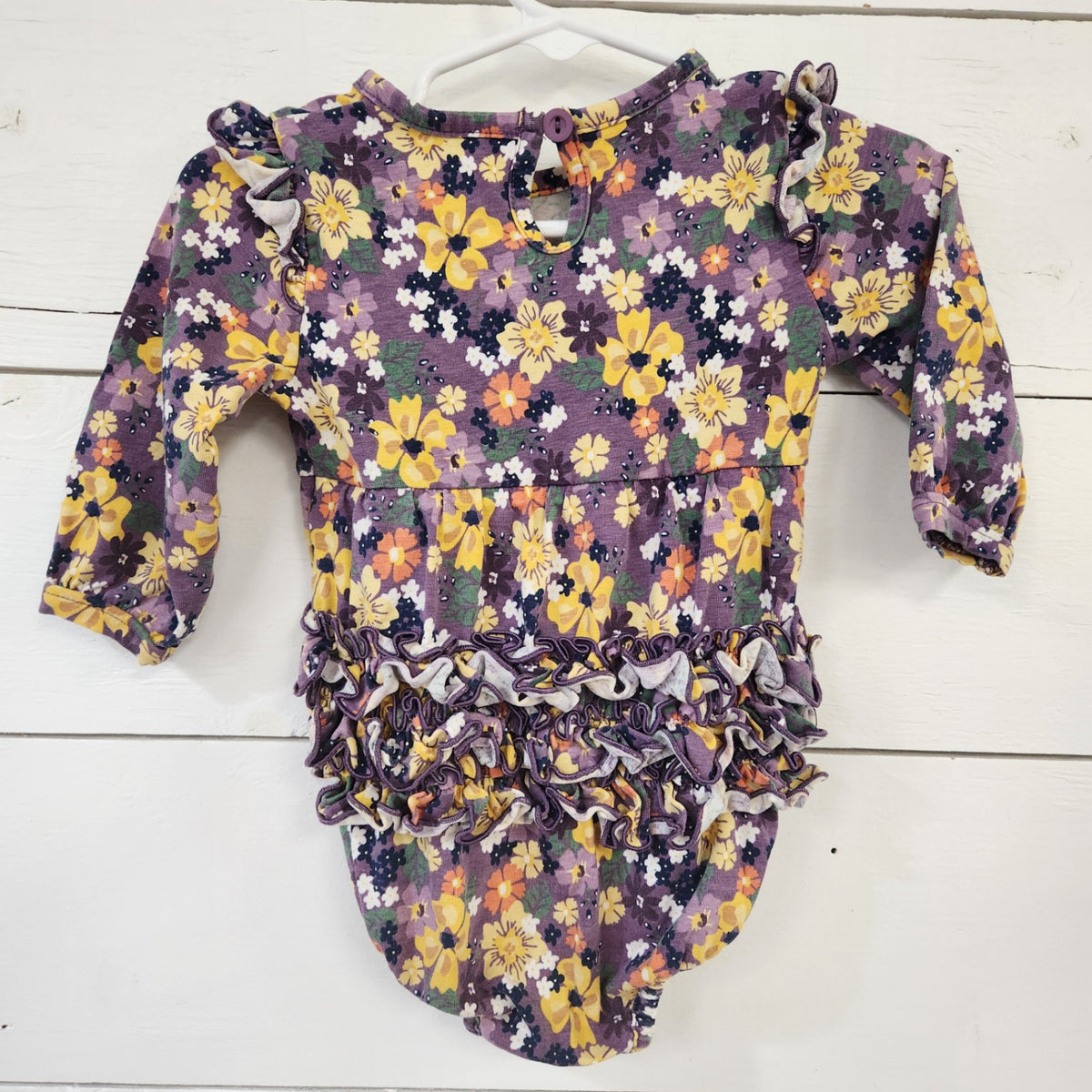 Size 6-12M | Ruffle Butts Kids' Bodysuit | UBNUU