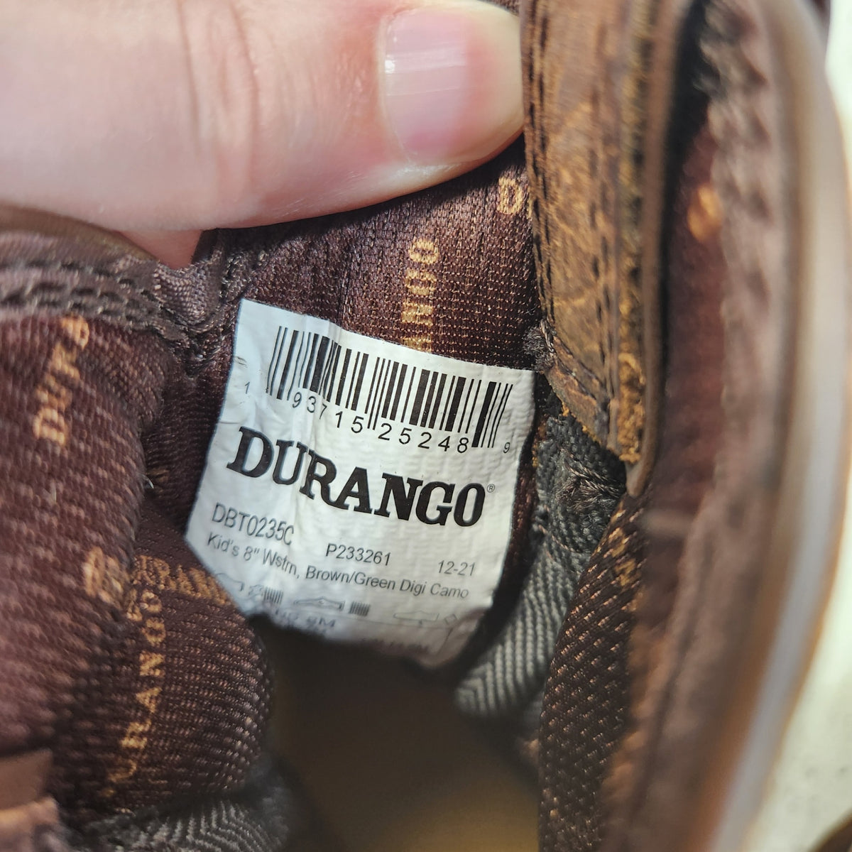 Size 8 | DURANGO Kids' Boots | UBNUU