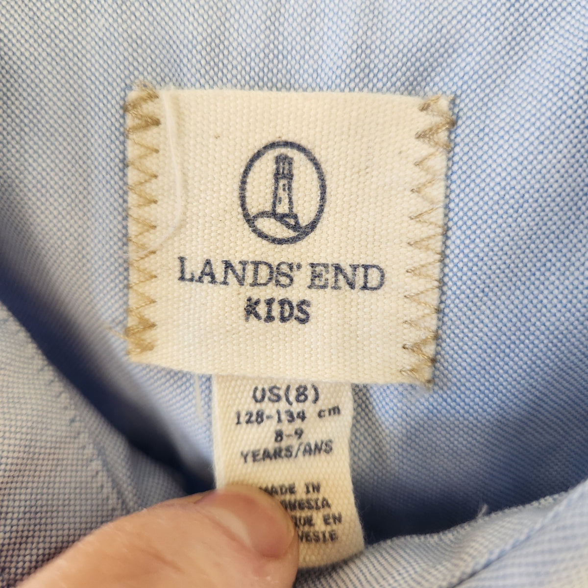 Size 8 | LANDS' END Kids' Shirt | UBNUU