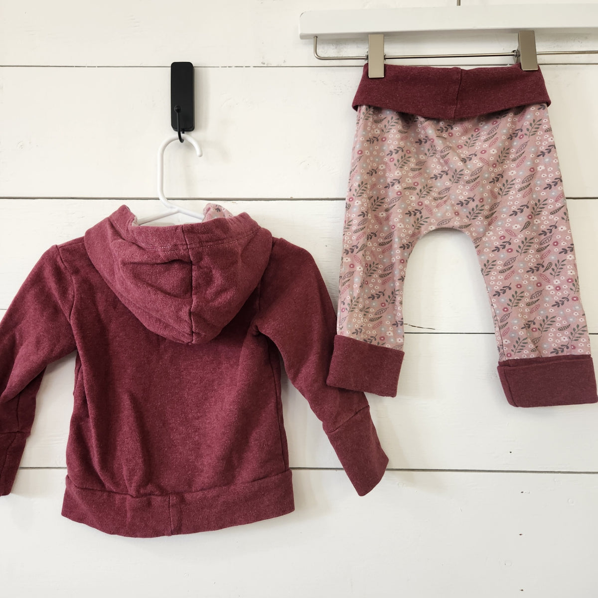 Size 3-12M | sewnwithlove byoak.com Kids' Hoodie and Joggers Set | UBNUU