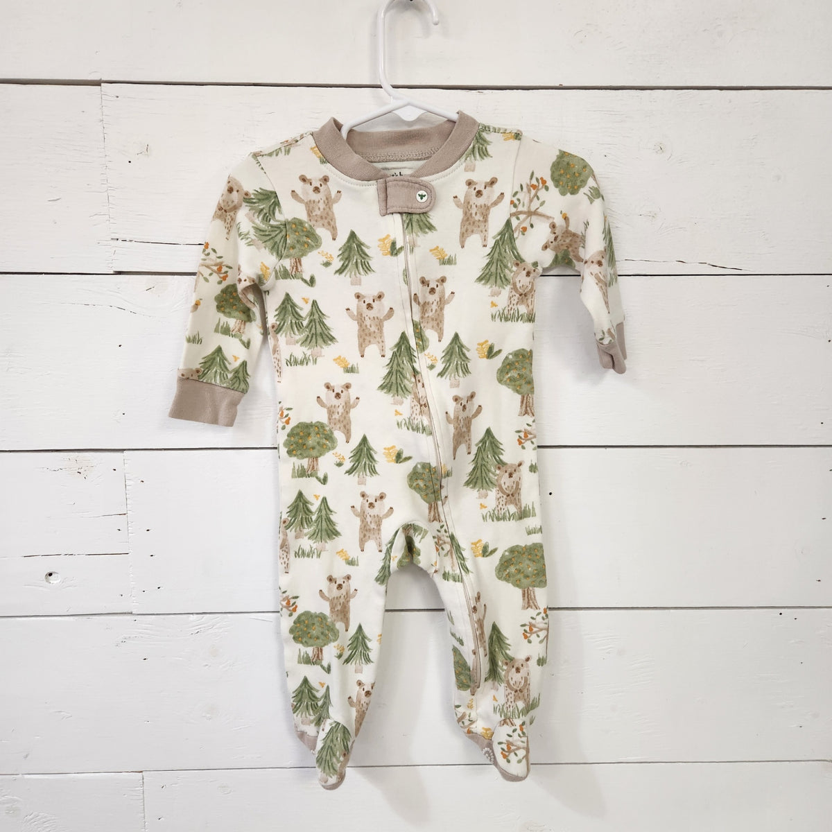 Size 3-6m | burt's bees Kids' Footie | UBNUU