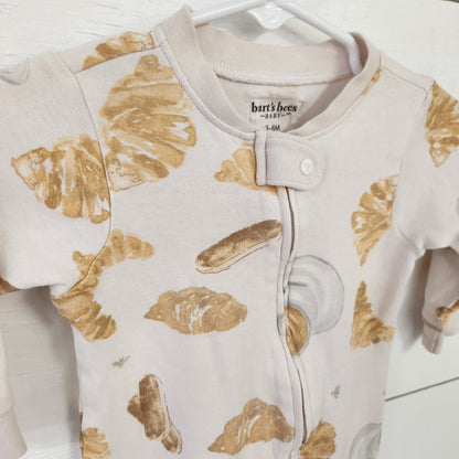 Size 3-6m | burt's bees Kids' Footie | UBNUU