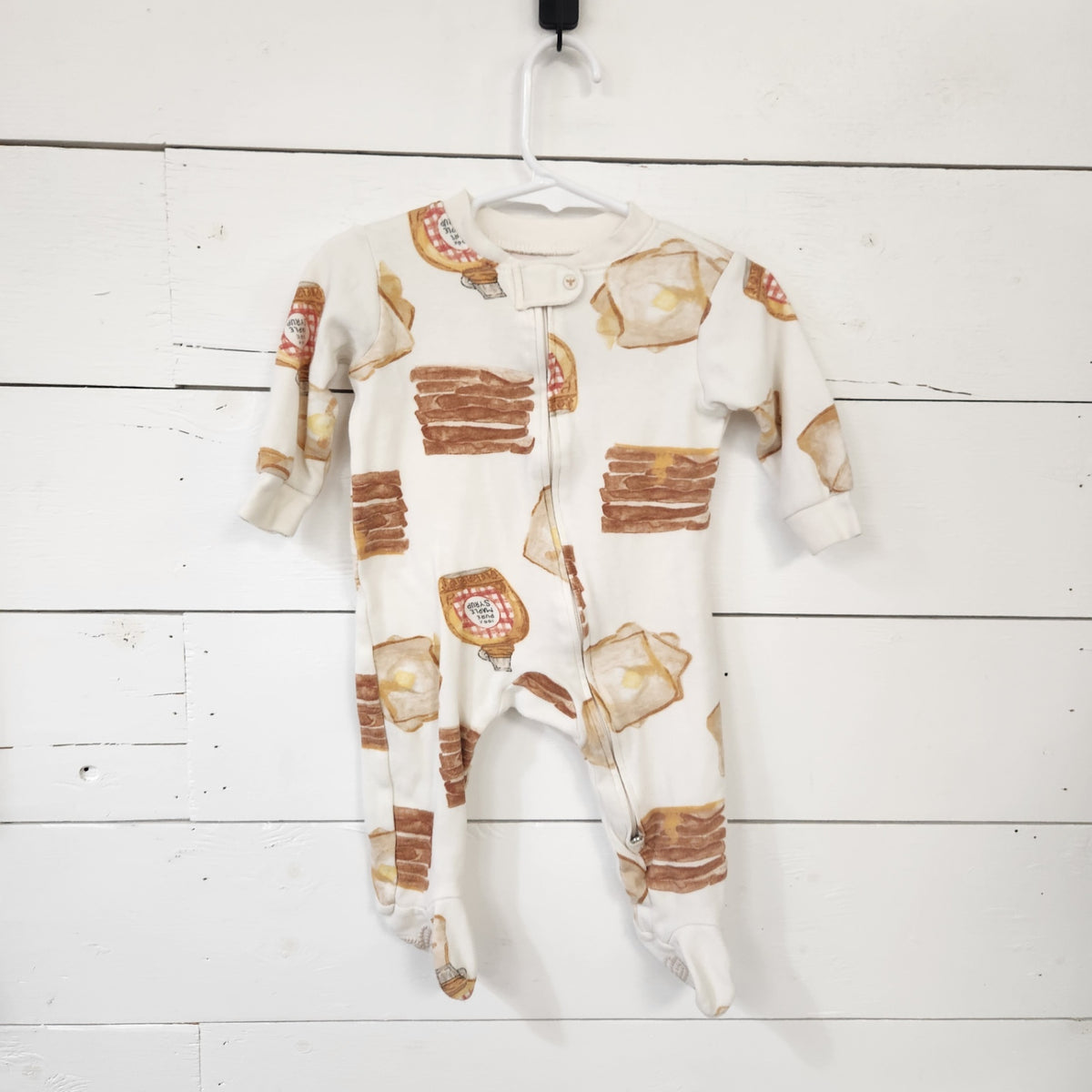 Size 3-6m | Burt's Bees Pancake Kids' Footie | UBNUU