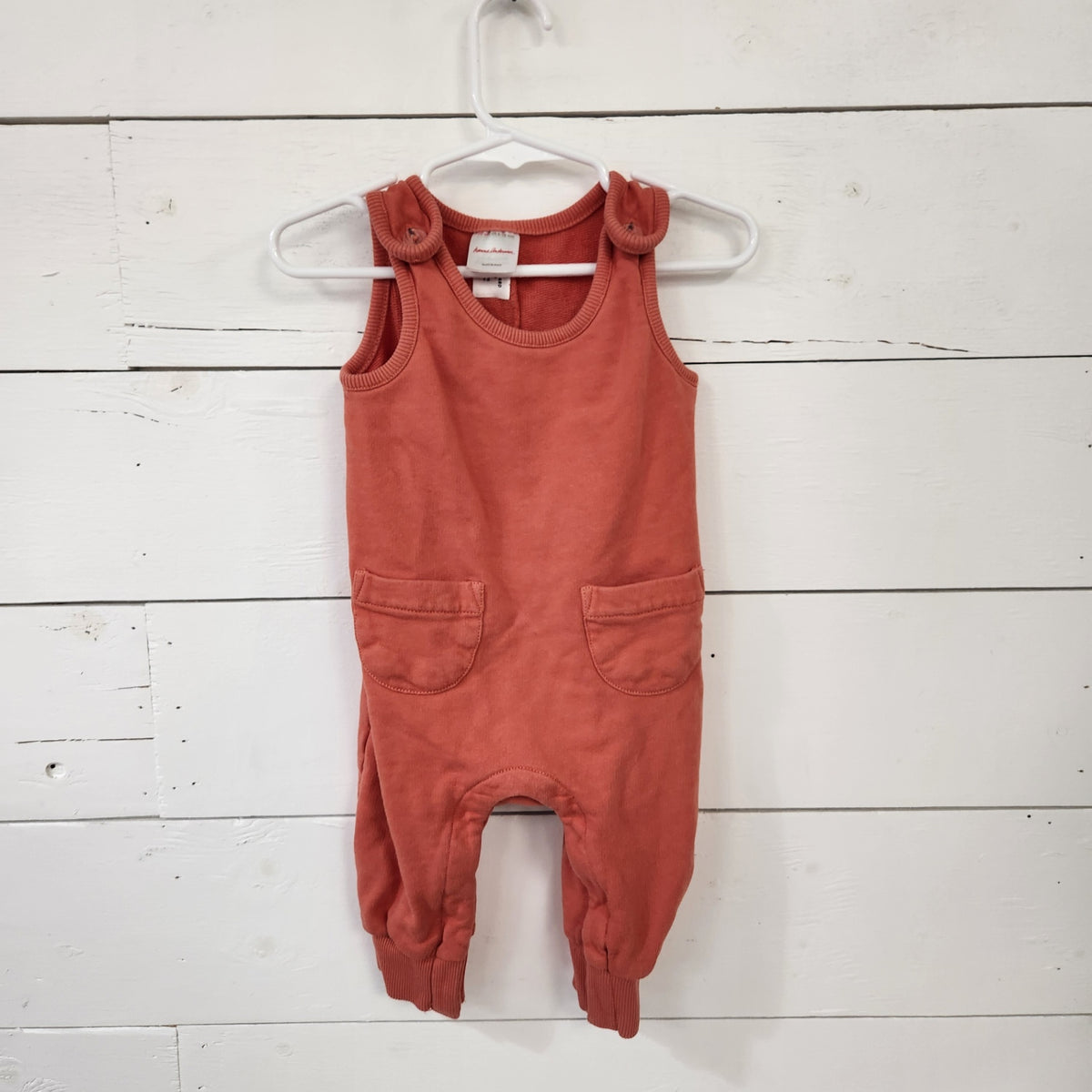 Size 6-12m | Hanna Andersson Orange Kids' Overalls | UBNUU