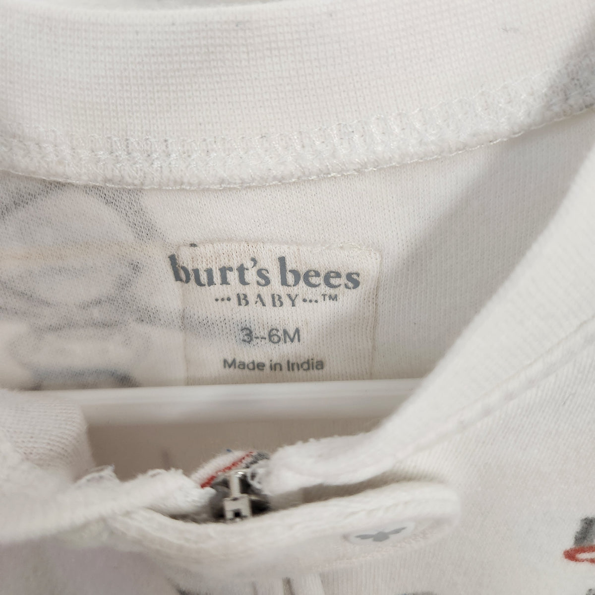 Size 3-6m | Burt's Bees Exercise Animals Kids' Footie | UBNUU