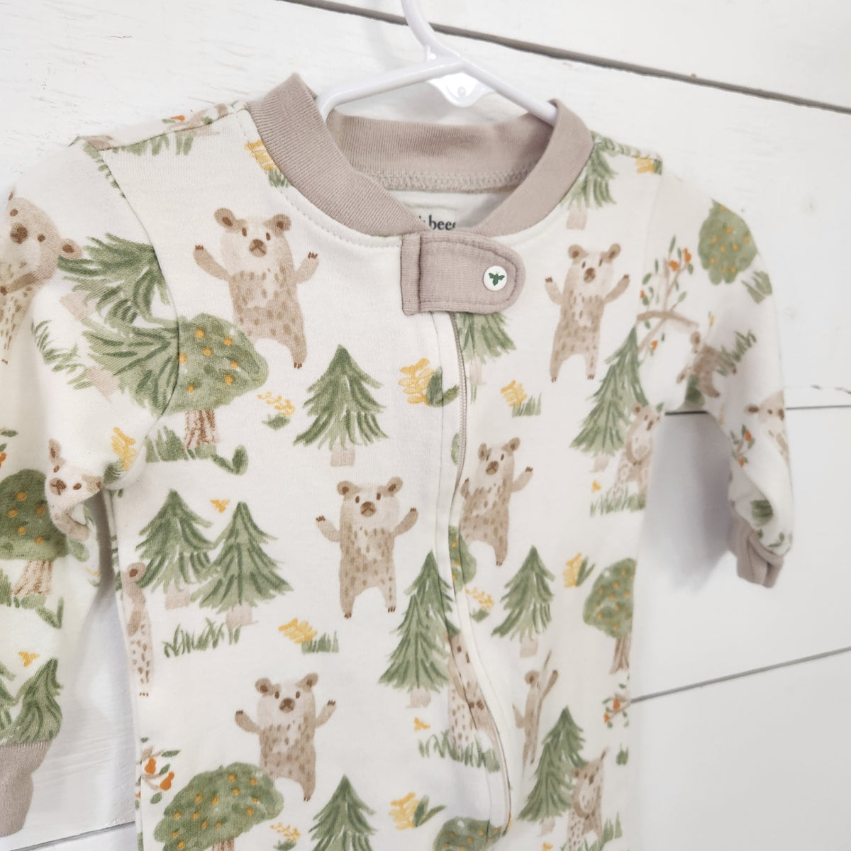 Size 3-6m | burt's bees Kids' Footie | UBNUU