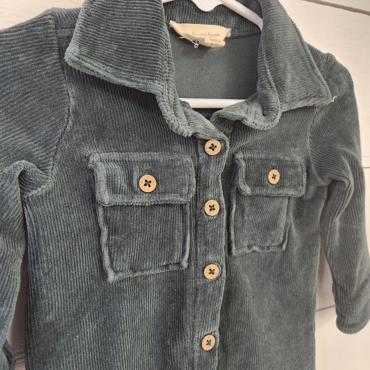 Size 3-6m | burt's bees Baby Corduroy Kids' Jumpsuit | UBNUU