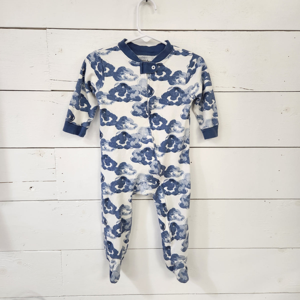 Size 6-9m | Burt's Bees Kids' Cloud Footie | UBNUU