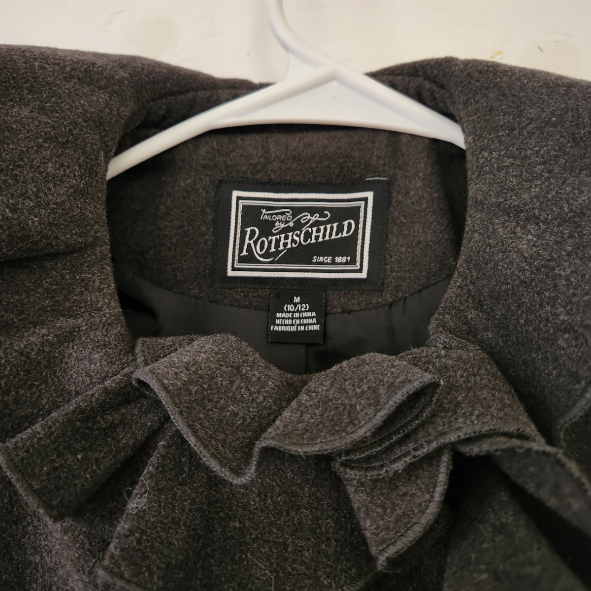Size 10/12 | Rothschild Kids' Coat | UBNUU