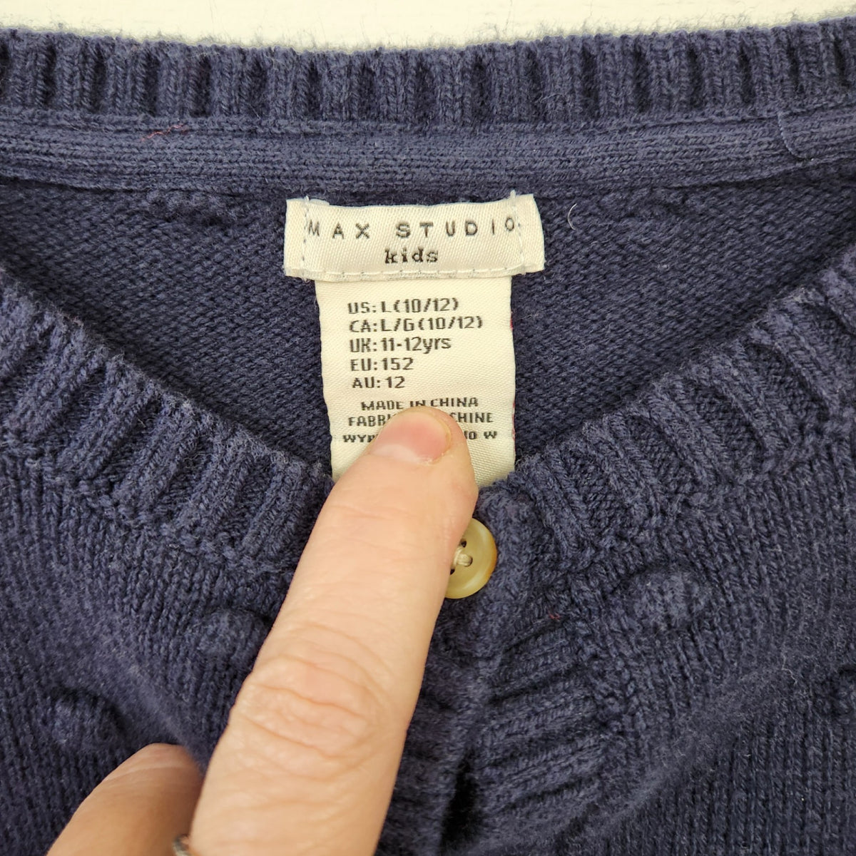 Size 10/12 | MAX STUDIO Kids Kids' Sweater | UBNUU