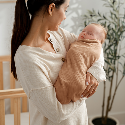 Muslin Swaddle Blankets Pack of 3 | Blush - Bold Blush - Dusty Rose