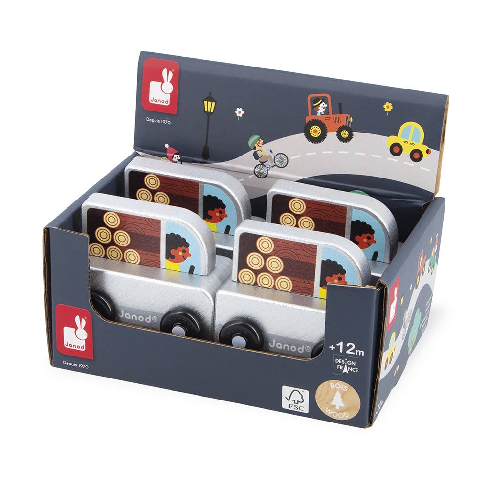 Janod - Crossroads Countryside Logging Truck Display x4